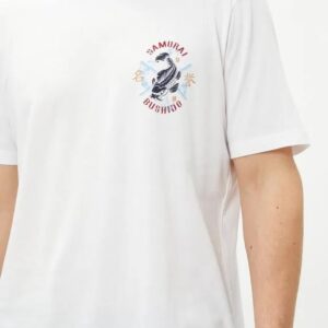 Koi Samurai Bushido Graphic T-Shirt – White